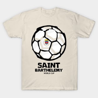 Saint Barthélemy Football Country Flag T-Shirt